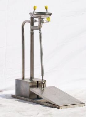 BTL81供应立式自动排空防冻洗眼器304不锈钢立式洗眼器