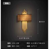 卧室现代壁灯中式 禅意灯客厅走廊过道国风中床头灯古典新灯酒店