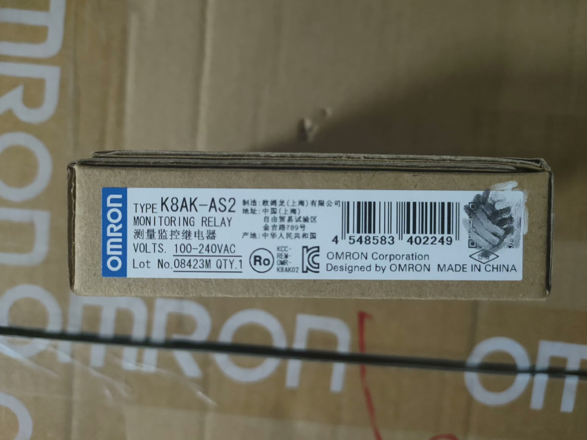 K8AK-AS2 100-240VAC    原装正品，价优