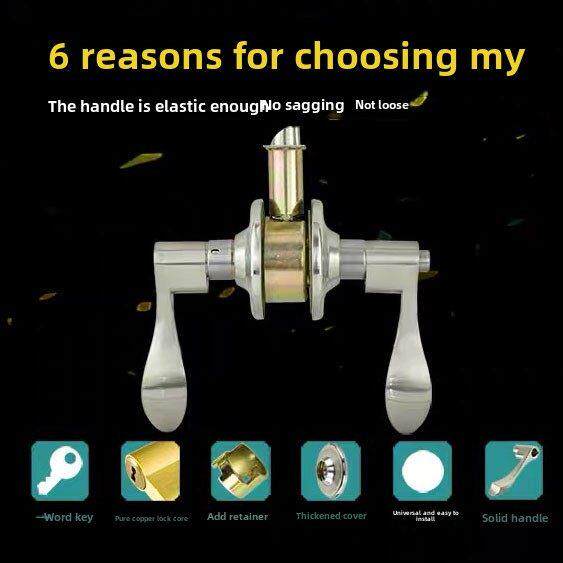 包邮欧式球形执手锁具房门锁室内卧室球型把手木门锁防盗门圆锁芯