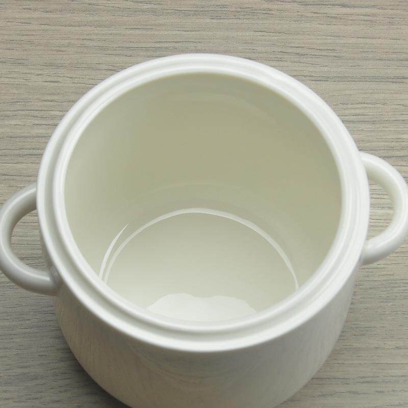 陶瓷燕窝隔水炖盅双盖甜品汤盅可蒸炖煲汤小炖罐家用酒店用品