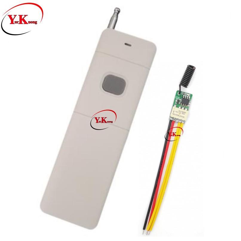 开门按钮触发按钮电脑开关机无线触点开关4.2V5V6V7.4V9V12V 433