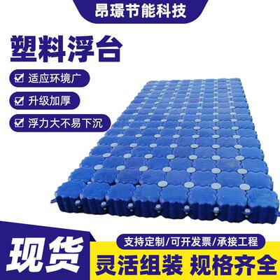 塑料浮箱摩托艇码头养殖钓鱼平台游船泊位人行水上塑料浮筒浮桥