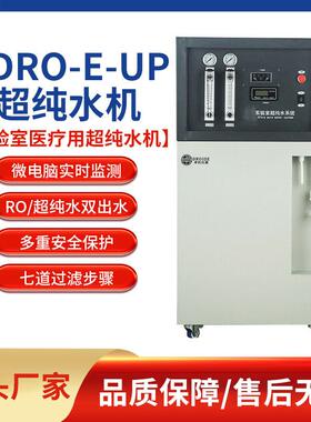 超纯水机用单级双级反渗透实验室蒸馏水机学校去离子水机