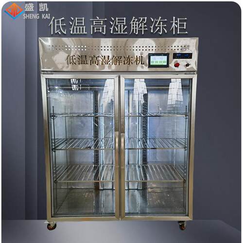 商用小型冻牛肉羊肉猪肉羊酮体解冻机冻禽生鲜鸡肉低温高湿解冻柜