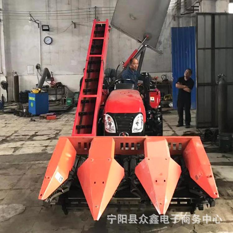 河背北家用负式玉收割JNG青储苞米机米收获机自动卸车茎穗兼收