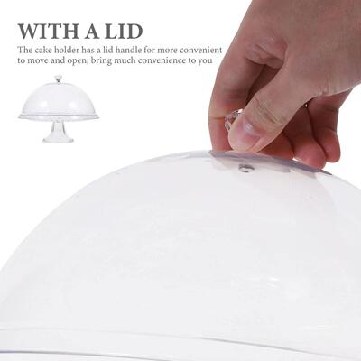 Cake Pan Acrylic Stand Dessert Accessories Tray Party