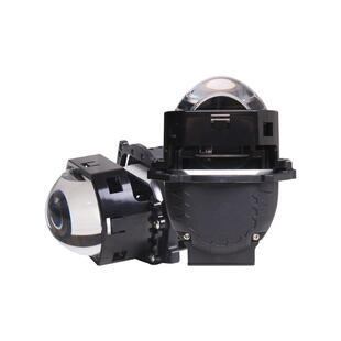 三为车灯SANVI高亮3寸方形矩阵69W77WLED双光透镜大灯改装 升级