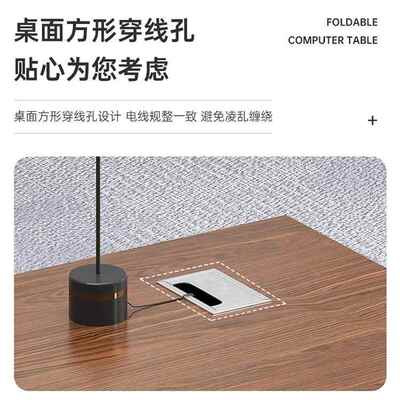 公桌简约脑桌桌AWL-Z台式家用写字办桌卧室书抽电屉职员办公桌椅