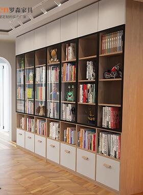 文件柜木质书柜书示架格子架展柜组合置物68876风架办公室隔柜屏