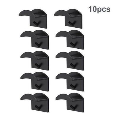 Pack of 10 Plastic Baseball Cap Holder Portable Pre-drilled