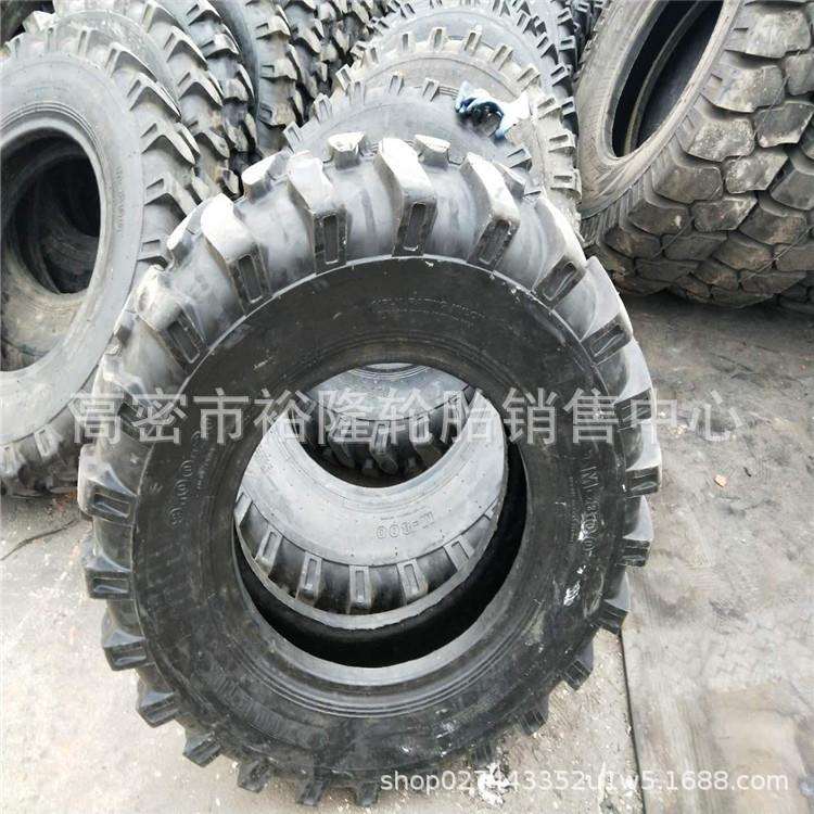 轮式挖沟机挖掘机轮胎 9.00/10.00-20 人字装载机7.5/8.5/12.5-20