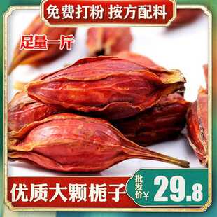 栀子500g香料大全 野生栀子果黄栀子花草茶山栀子茶花茶泡茶卤肉