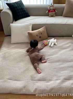 秋冬暖儿FTQ童床垫婴儿垫绗缝保床褥子宝宝幼儿午睡垫乳胶垫爬爬