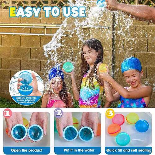 Water fight water bomb water balloons reusable play balls