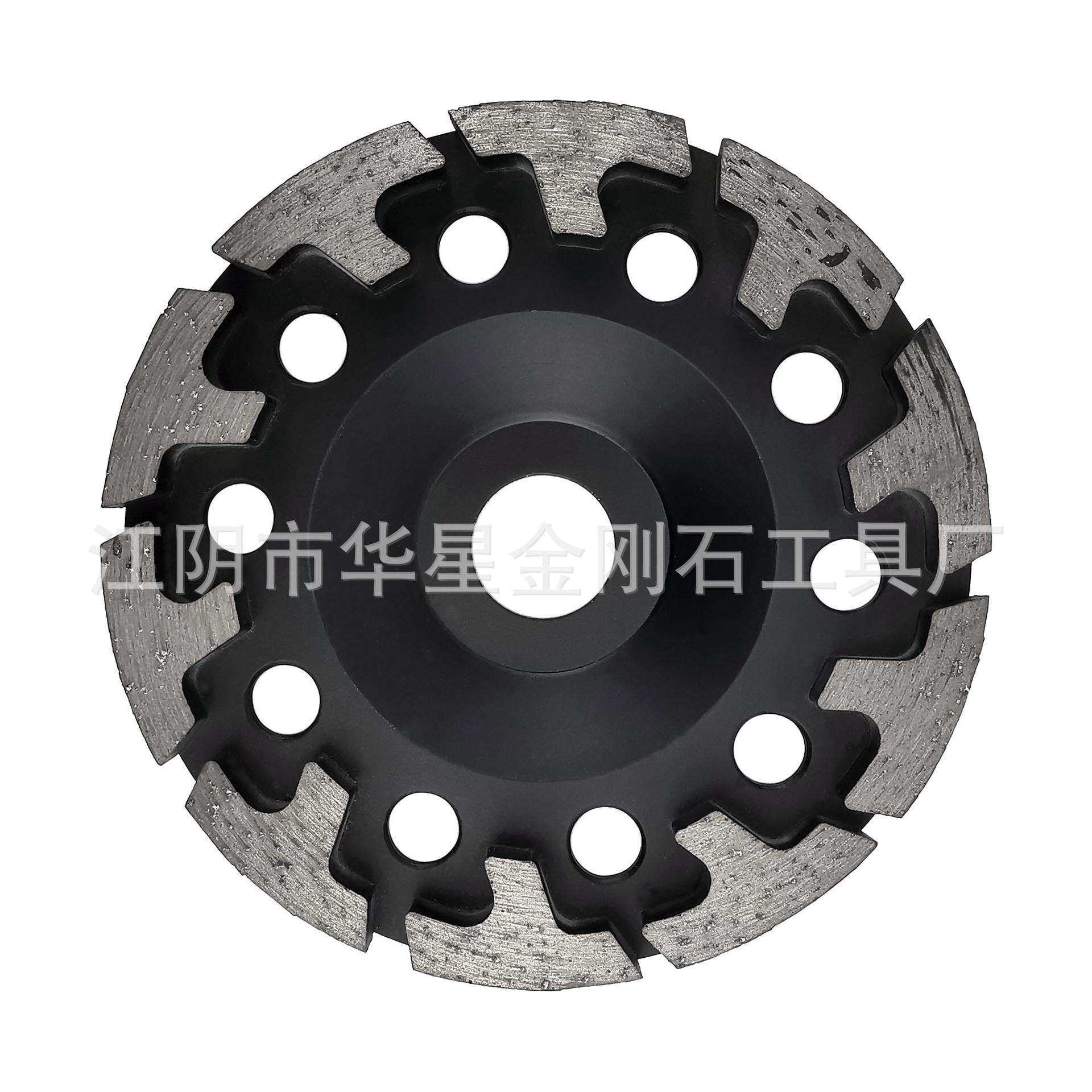 125带定位孔金刚石磨盘角磨机打磨片地坪混凝土抛光加厚磨轮