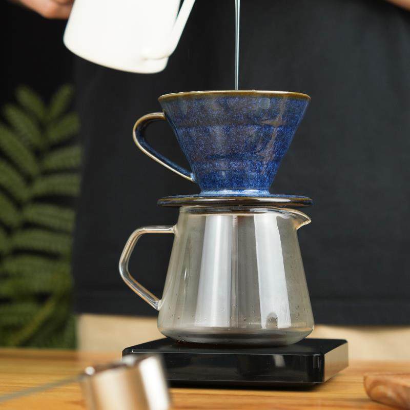 陶瓷手冲咖啡壶滤杯覆古窑变 V60螺旋纹滴漏式咖啡过滤杯咖啡器具,餐饮具,手冲壶,淘宝优惠券,粉丝福利购,淘宝优惠卷