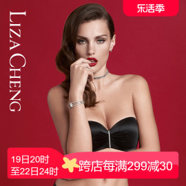 lizacheng薄款无肩带，半杯礼服婚纱，文胸女大胸无钢圈内衣lb00001