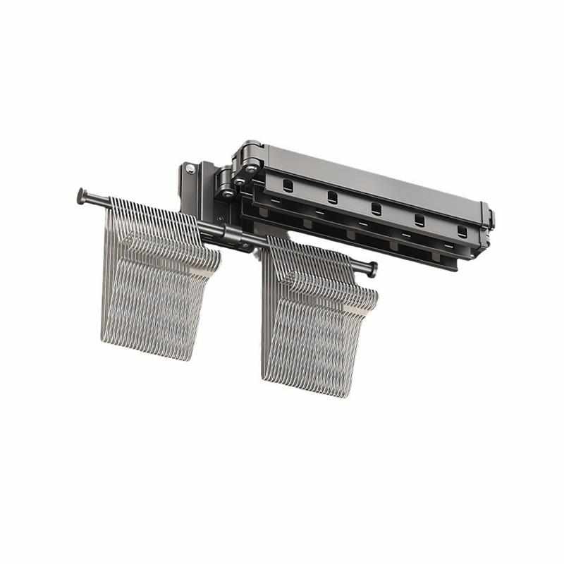 阳台晾衣架免打孔壁挂折叠隐形伸缩晾衣杆家用墙上固定晒被子衣架