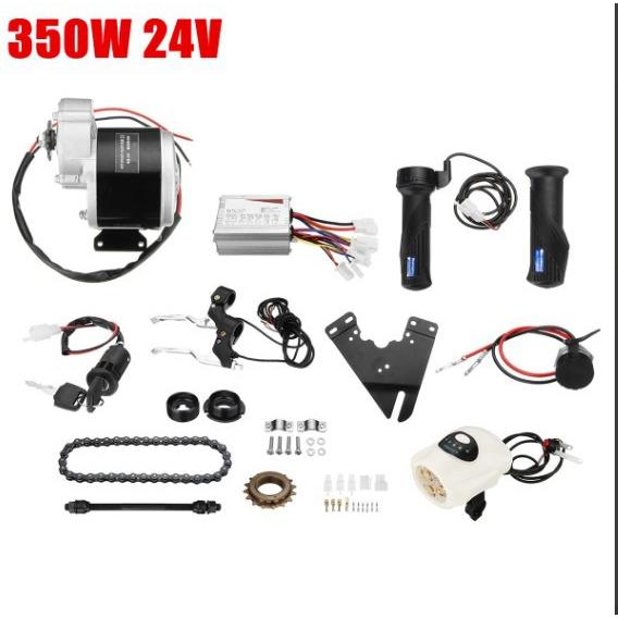 轻型小三轮改装电动套件 24V36v350W有刷减速电机套件 小三轮车