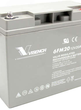 VISENCH/威神UPS蓄电池12V20AH免维护铅酸蓄电池门禁安防质保一年
