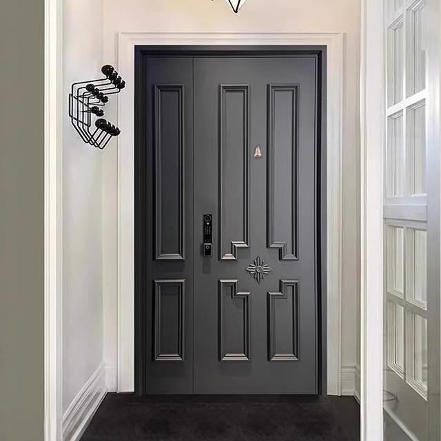 法式入户门防盗门子母门甲级进户门别墅大门中古覆古现货上门安装