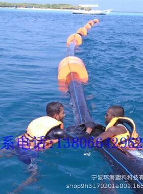 水库12寸排沙管浮桶两片包管塑料浮筒水上实心聚乙烯材质浮漂桶
