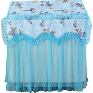 老式双桶洗衣机罩半自动家用双杠洗衣机罩防尘盖巾盖布印花防尘