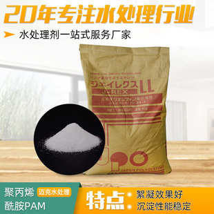 净水剂离子絮凝剂药剂磷剂聚丙烯澄清酰胺除pam阴阳污水处理非剂