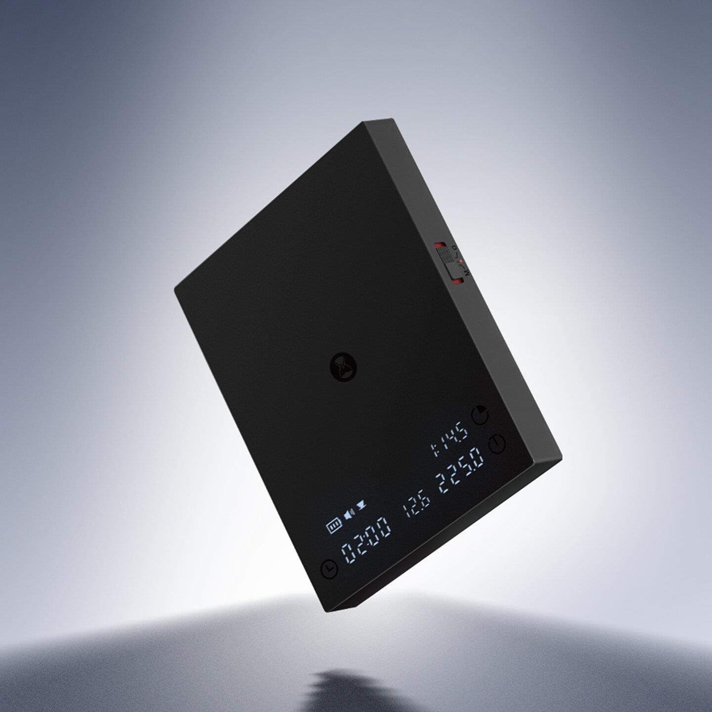 泰摩黑镜BASIC2咖啡电子秤 意式手冲器具专用 咖啡豆克称称重计时