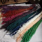 彩色薰衣草永生花干花束家居摆设真花小清新插花艺礼物清香