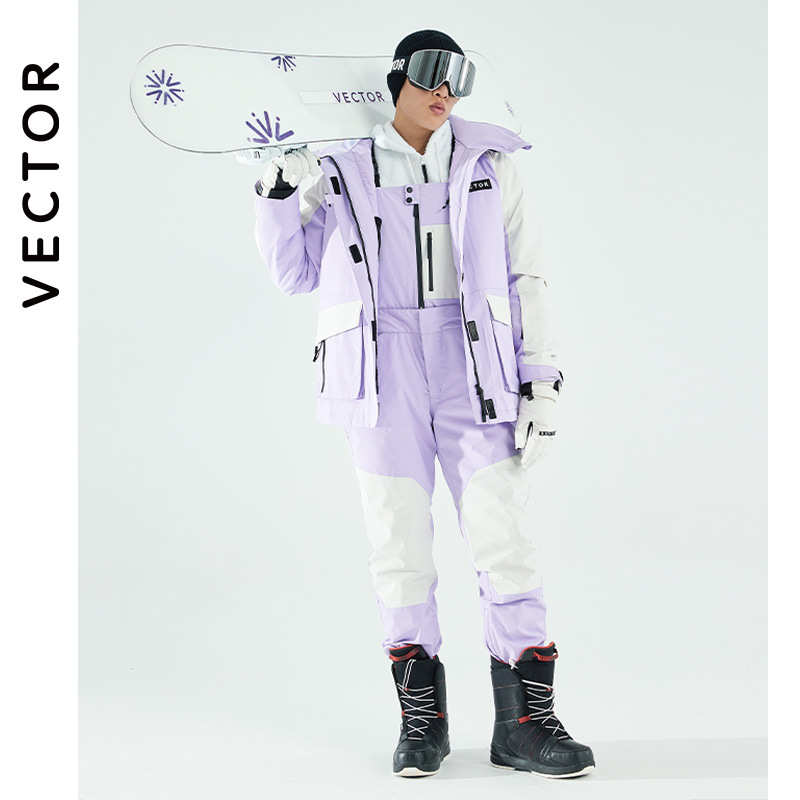 VECTOR单板滑雪服套装男女反光潮流保暖防风防水透气滑雪衣雪裤
