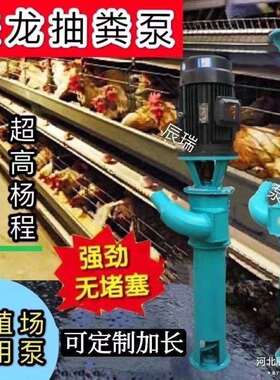 绞龙抽粪泵鸡鸭鹅猪养殖场泵化粪池蛟龙泵抽粪螺旋绞龙泵吸粪泵