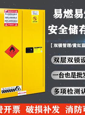 化学品安全柜实验室危险品危化品储存柜4/12/30加仑防爆柜防爆箱