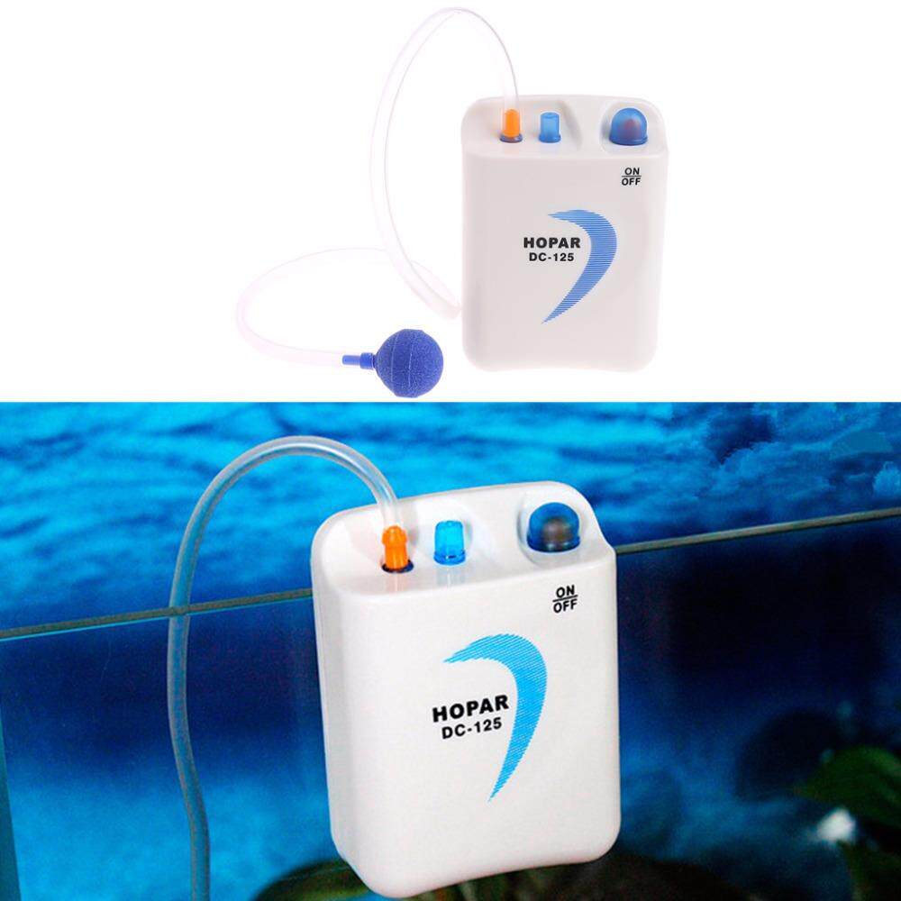 新款直销鱼缸氧气泵充电干电池增氧泵养鱼静音水族用品DC-125促销