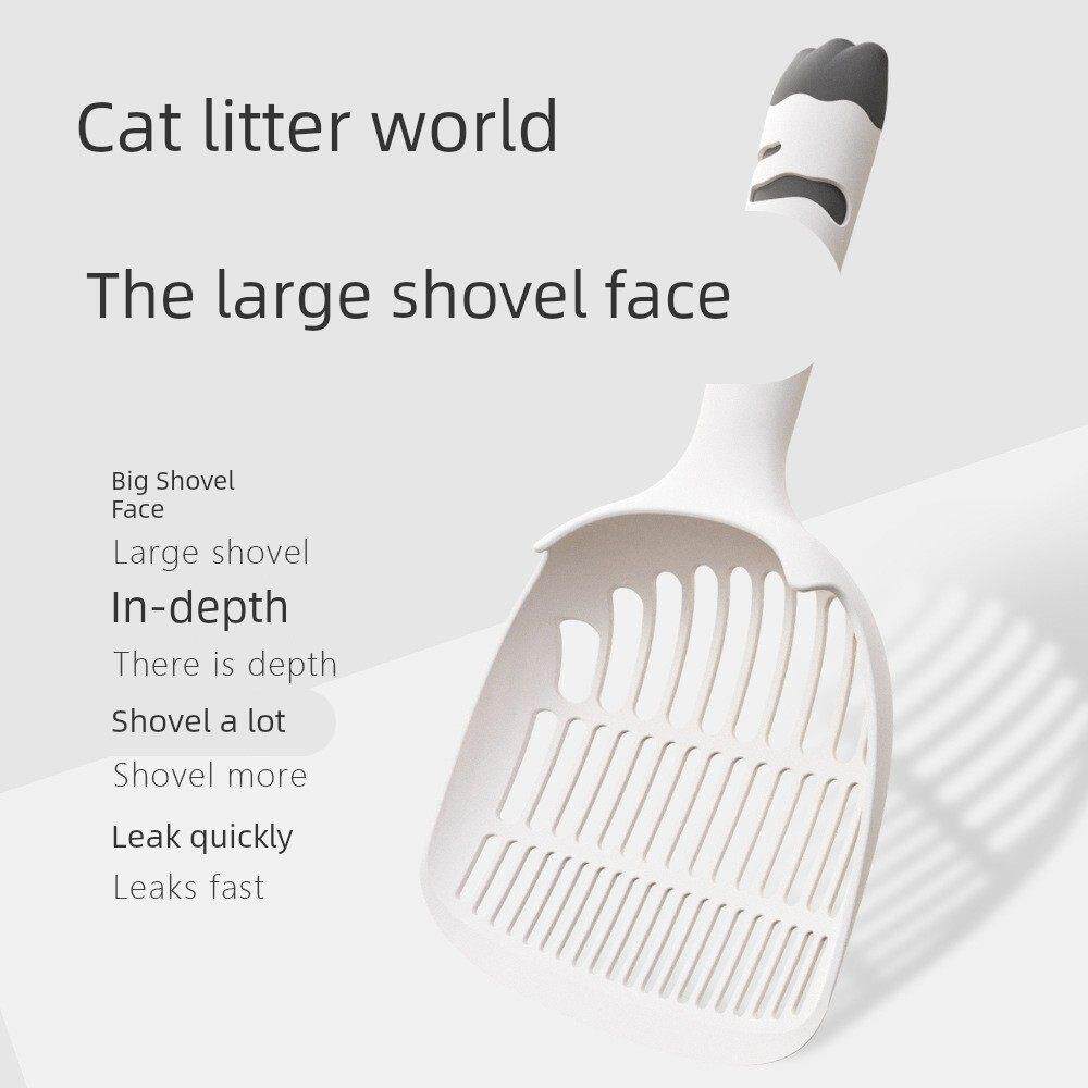 猫砂铲细孔铲屎神器猫咪猫沙宠物用品豆腐猫砂新款二合一猫屎铲子