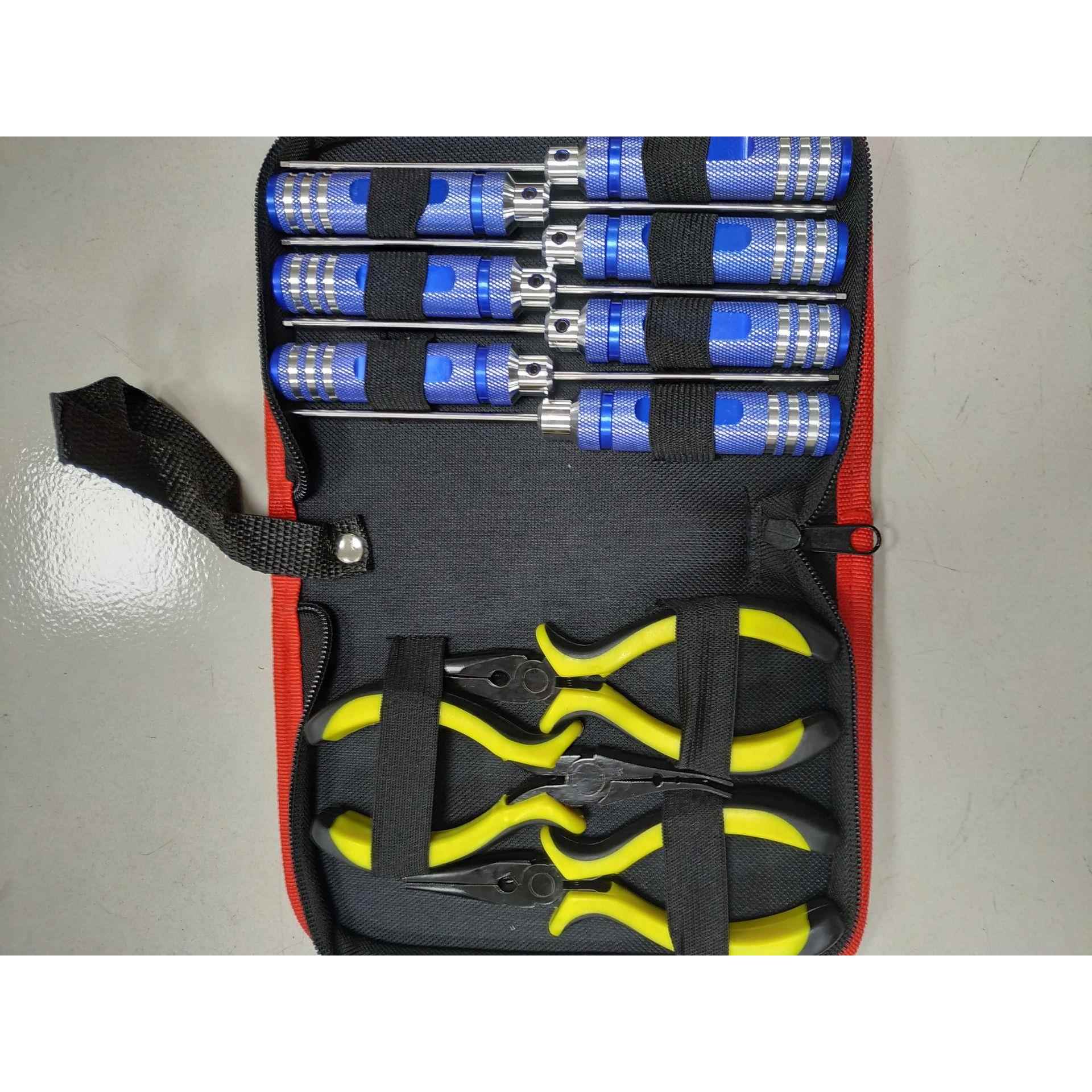 航模螺丝刀 航模内六角螺丝刀 航模十件套工具包