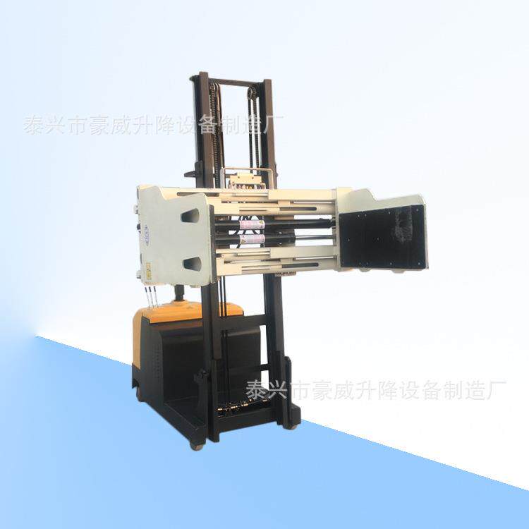 供应方形软抱夹叉车半自动油桶倒料车电动纸卷车皮具堆高机