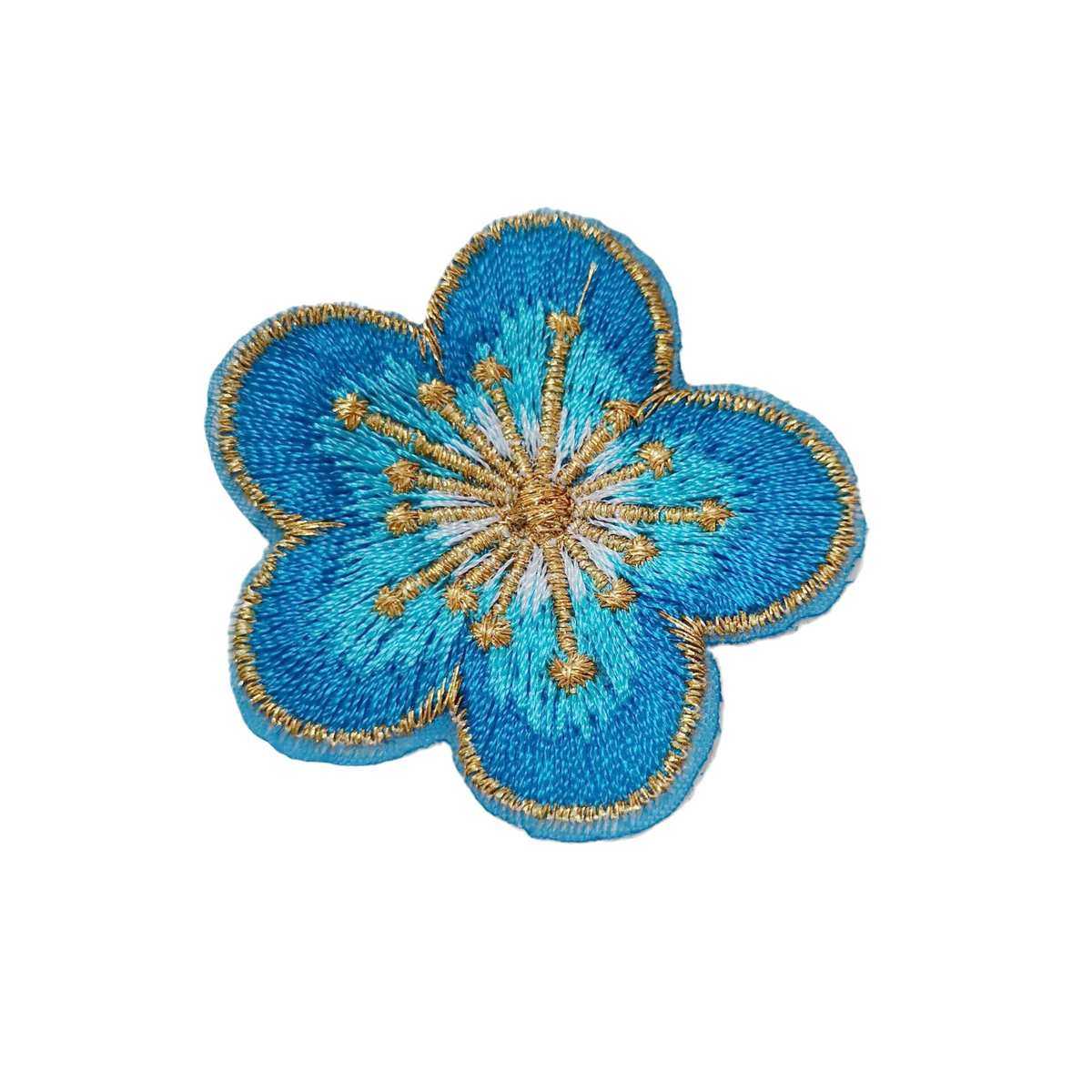 小梅花布贴 梅花刺绣布贴 背胶绣花贴 金线刺绣补丁贴 服装辅料,居家布艺,布贴,淘宝优惠券,粉丝福利购,淘宝优惠卷