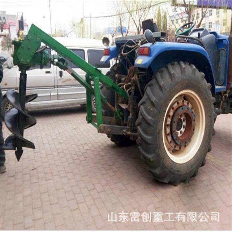 荒地栽树挖坑机移栽果树土地钻孔机种植树木地钻机挖树坑机