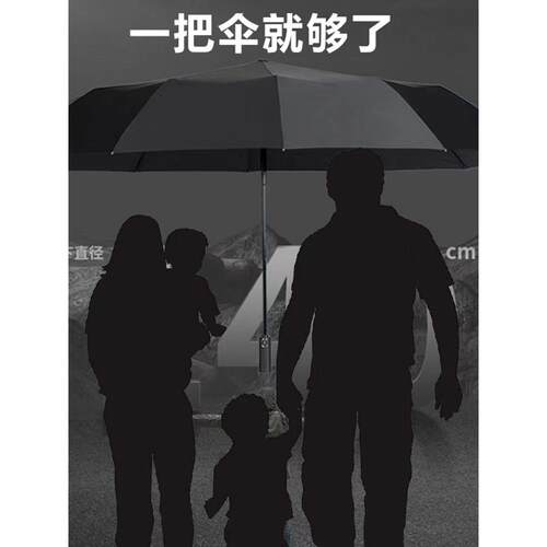 雨伞大号加固加厚结实抗风12骨全自动双层特大三人暴雨专用511伞