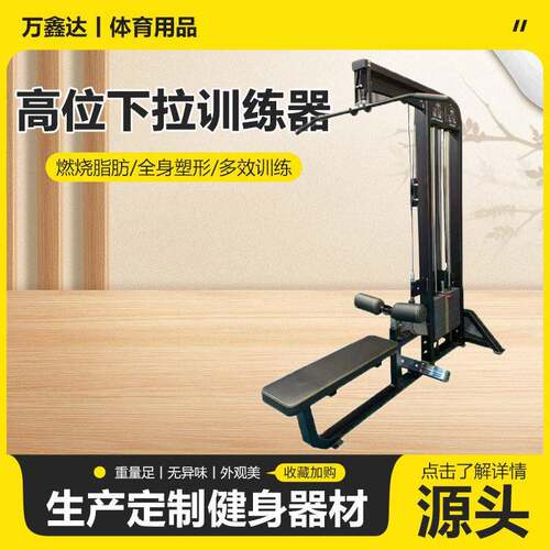 低拉训练器健身房商用练背女子塑形健身器械家用位下拉训练器