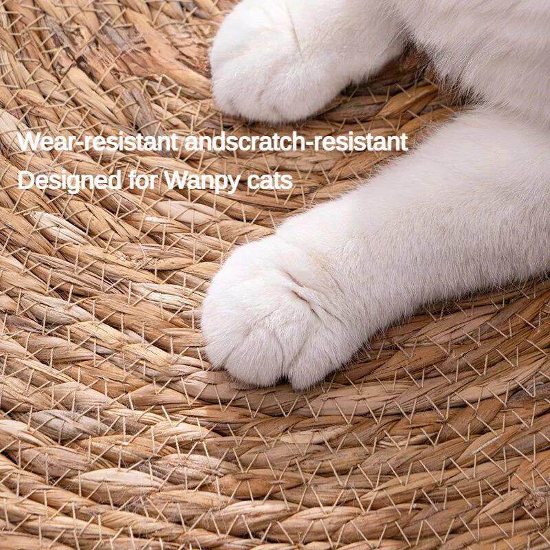 Cat Scratcher Rattan Mat Board Cat Scratch for Sharpen Nail1