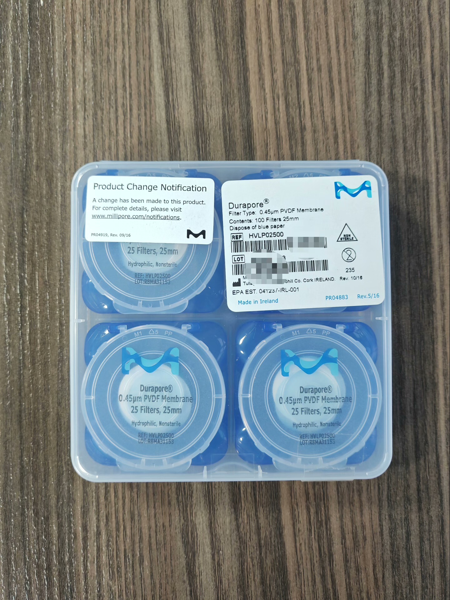 Durapore 膜过滤装置,0.45 &mu;m