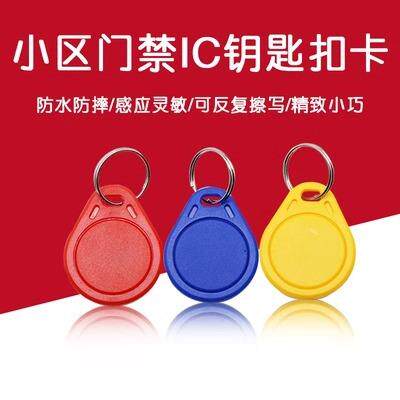 Access control card for residential areas, waterdrop-shaped