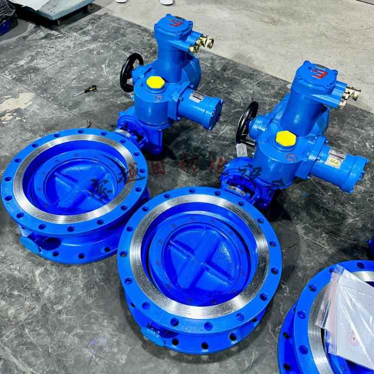 带485DN400一体式矿用隔爆型电动蝶阀WSD94F-16Q煤安防爆瓦斯阀