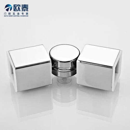 不锈钢淋房浴五金衔接25方管浴室玻璃固定配件件连管接件ADDISON/