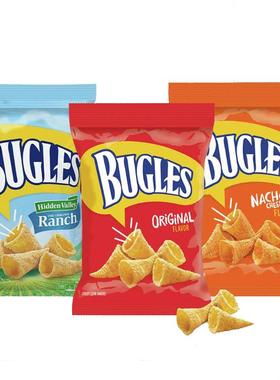 美国通用磨坊Bugles原味妙脆角玉米酥脆片General Mills Original