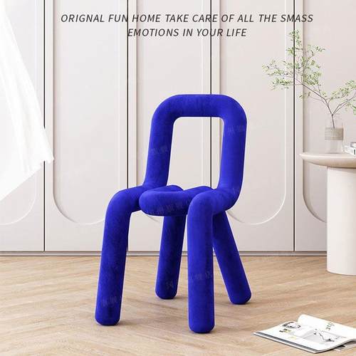 异形椅室艺术化妆椅卧梳妆凳未知子弯妆生管设计感女梳台椅子网红