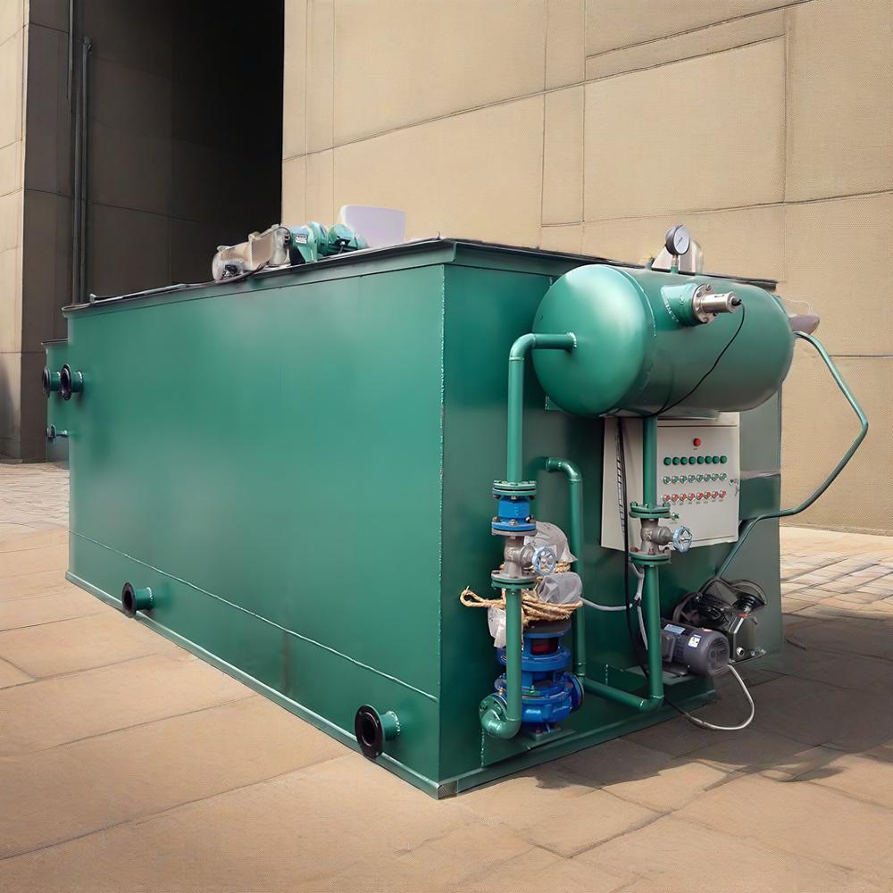 一体化溶气气浮机医院酒厂养殖印染生活污水处理含油污水处理设备
